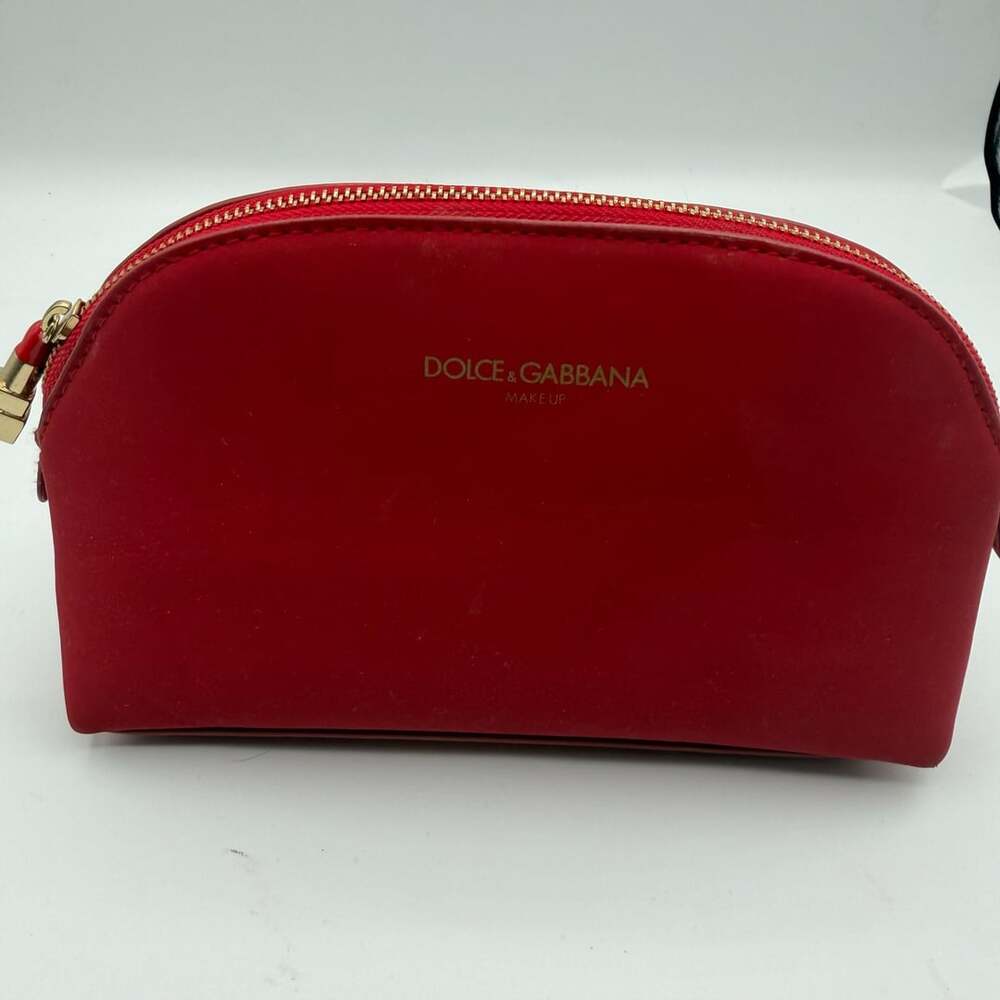 Dolce & Gabbana Makeup Bag Red